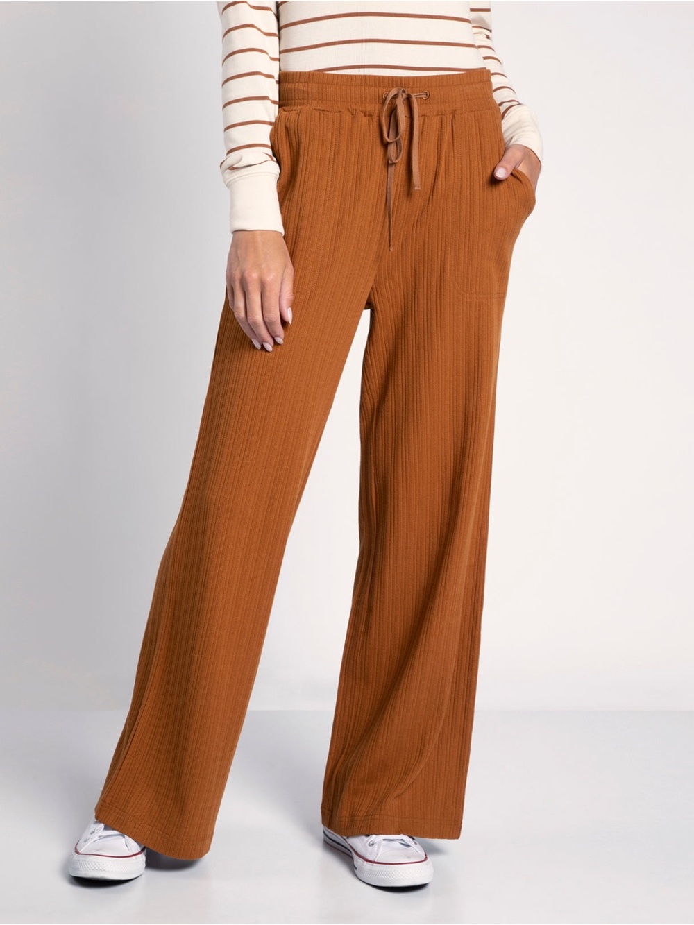NWT Thread & Supply Kairi Wide Leg Drawstring Pants | Size Large